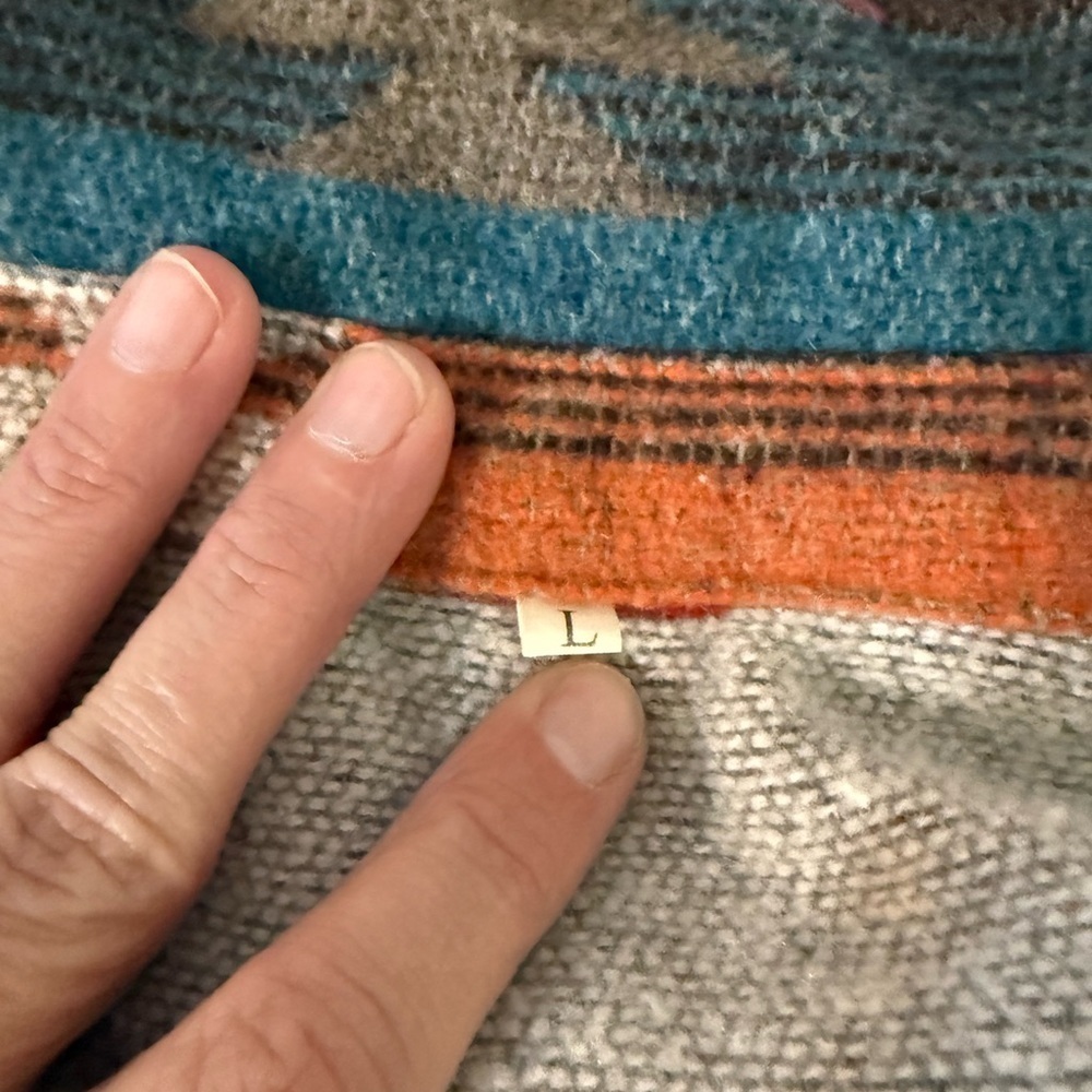 Colorful Southwestern Patterned Jacket - Picture 4 of 5